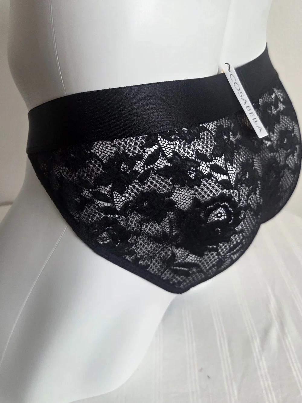 Cosabella Black Lace Men's Briefs